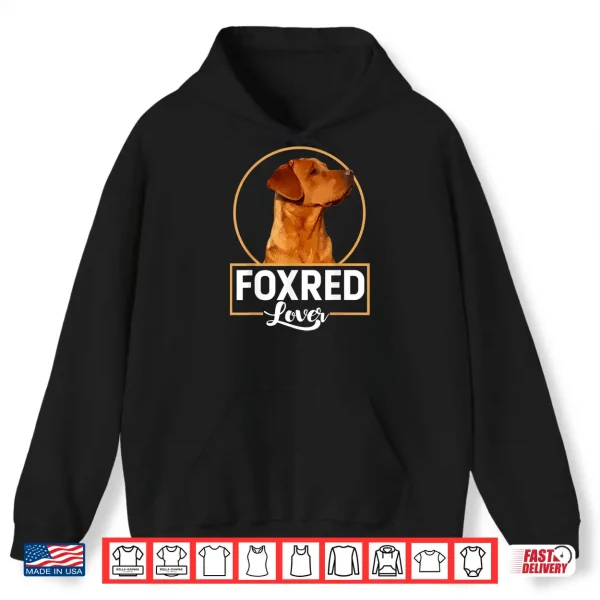 Hoodie Foxred labrador lover gift redfox labrador Shirt