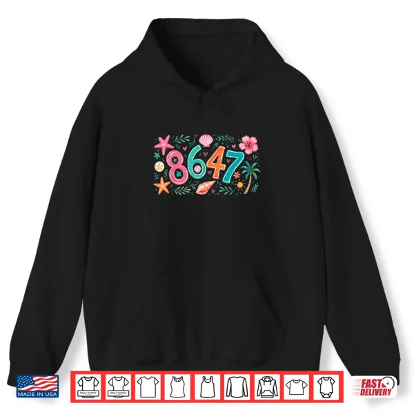 Hoodie Funny 86 47 8647 Seashells Sea Shells Summer Beach Shirt