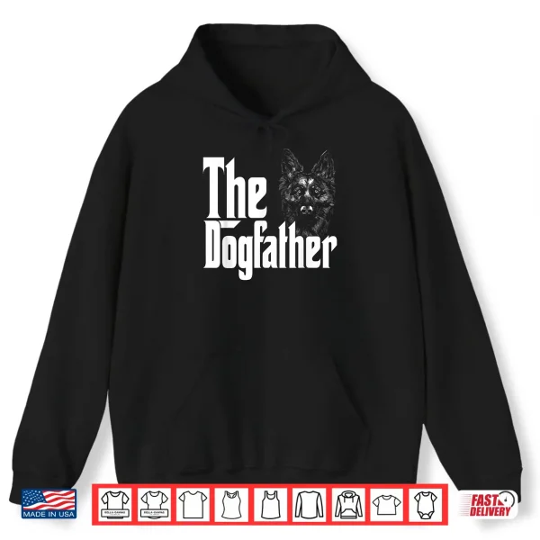 Hoodie German Shepherd Dog Dad Dogfather Dogs Daddy Father Shirt