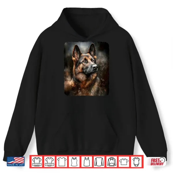 Hoodie German Shepherd Dog Design Dog Lover Professional Graphic Shirt