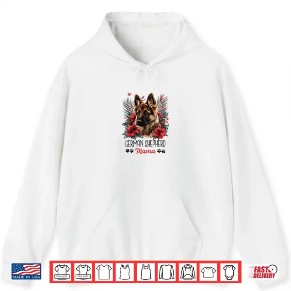 Hoodie German Shepherd Dog Mom Mama Shirt