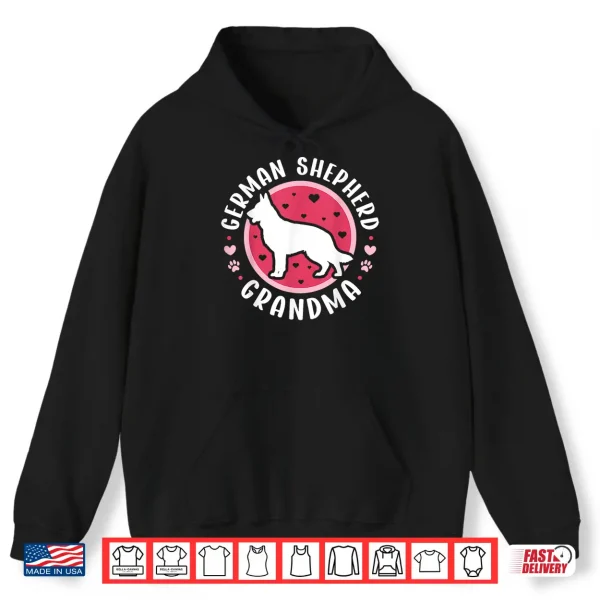 Hoodie German Shepherd Grandma Heart Professional Identity Shirt