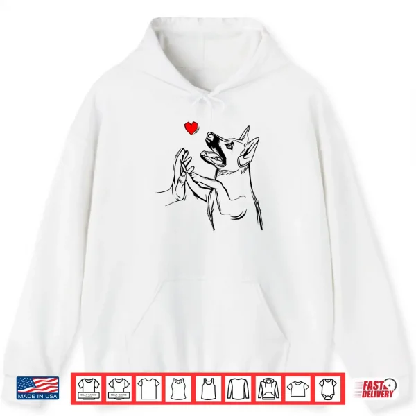 Hoodie German Shepherd Love Dog Mom Funny Girl Gifts Shirt