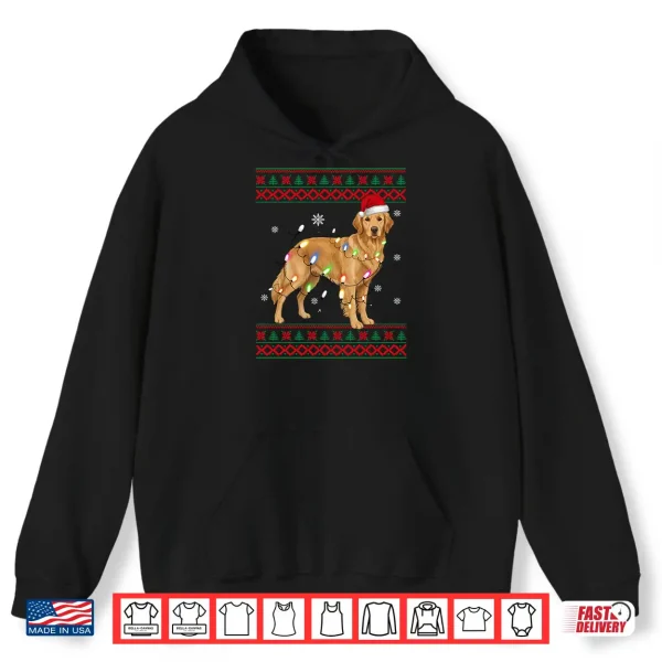 Hoodie Golden Retriever Christmas Sweater Golden Retriever Ugly Shirt