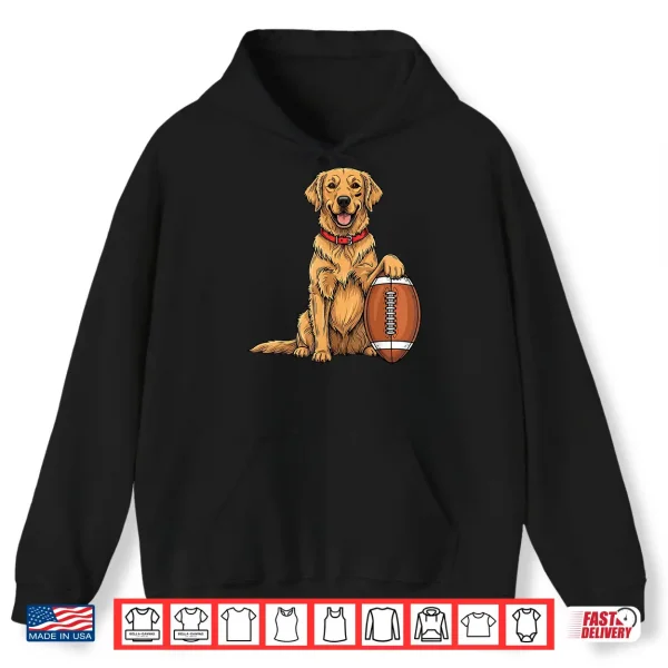 Hoodie Golden Retriever Dog Football Game Day Touchdown Season Shirt