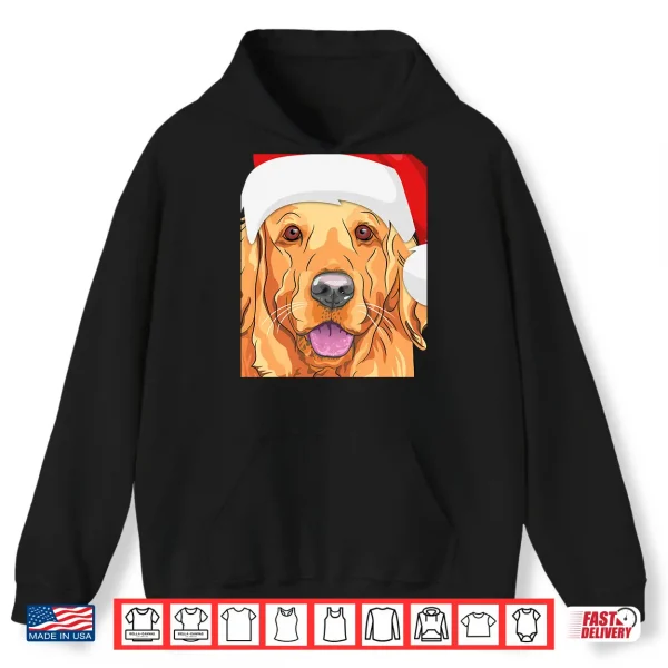 Hoodie Golden Retriever Merry Woofmas Shirt Dog Christmas