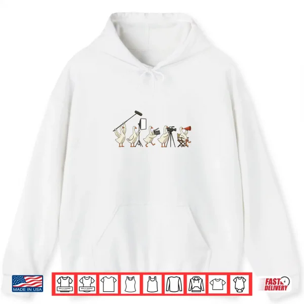 Hoodie Goose Movie Crew Filmmaking Director Camera Shirt