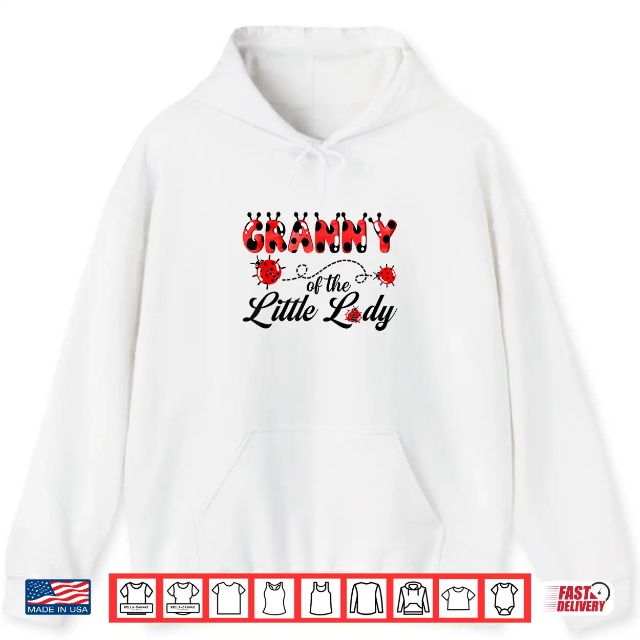 Granny Of The Little Lady Birthday Girl Ladybug Lover Shirt Granny Of The Little Lady Birthday Girl Ladybug Lover Shirt
