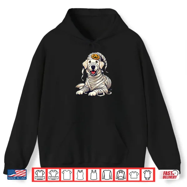 Hoodie Halloween English Cream Golden Retriever Dog Cute Puppy Shirt