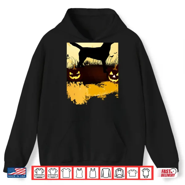Hoodie Halloween Labrador Retriever Shirt Dog Pumpkin Bat Shirt