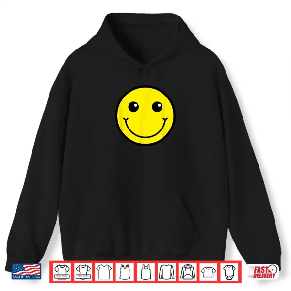 Hoodie Happy Face fun design great for School Shirt