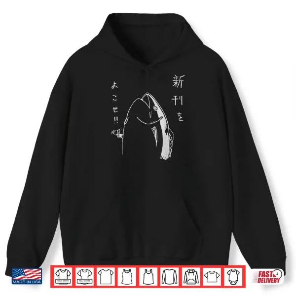 Hoodie Harajuku Fish Japanese Anime and Manga Design T Shirt