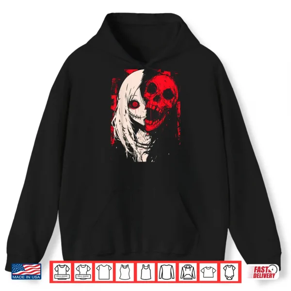 Hoodie Horror Anime Manga Japan Japanese Creepy Kawaii Goth Shirt