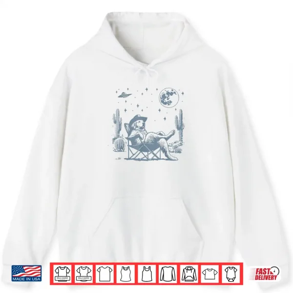 Hoodie Howdy Golden Retriever Western Cowboy Vintage Dog Lovers Shirt