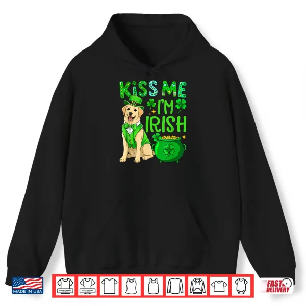 Hoodie Im Irish Funny Joke St. Patricks Day Labrador Retriever Shirt