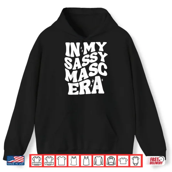 Hoodie In My Sassy Masc Era Lesbian Flag Lesbian Couple Pride Shirt