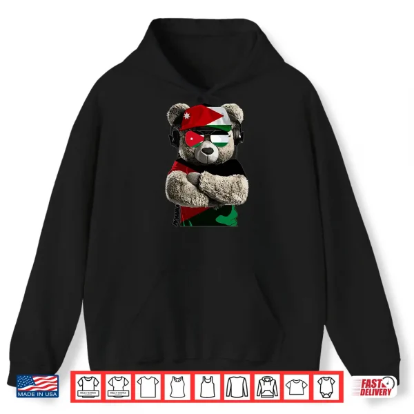 Jordanian Flag Bear Sunglasses Souvenirs Products Jordan Performance Shirt 1 Hoodie Jordanian Flag Bear Sunglasses Souvenirs Products Jordan Performance Shirt