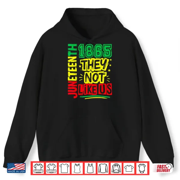 Hoodie Juneteenth 1865 Black History Month Black Lives Matter Men Shirt