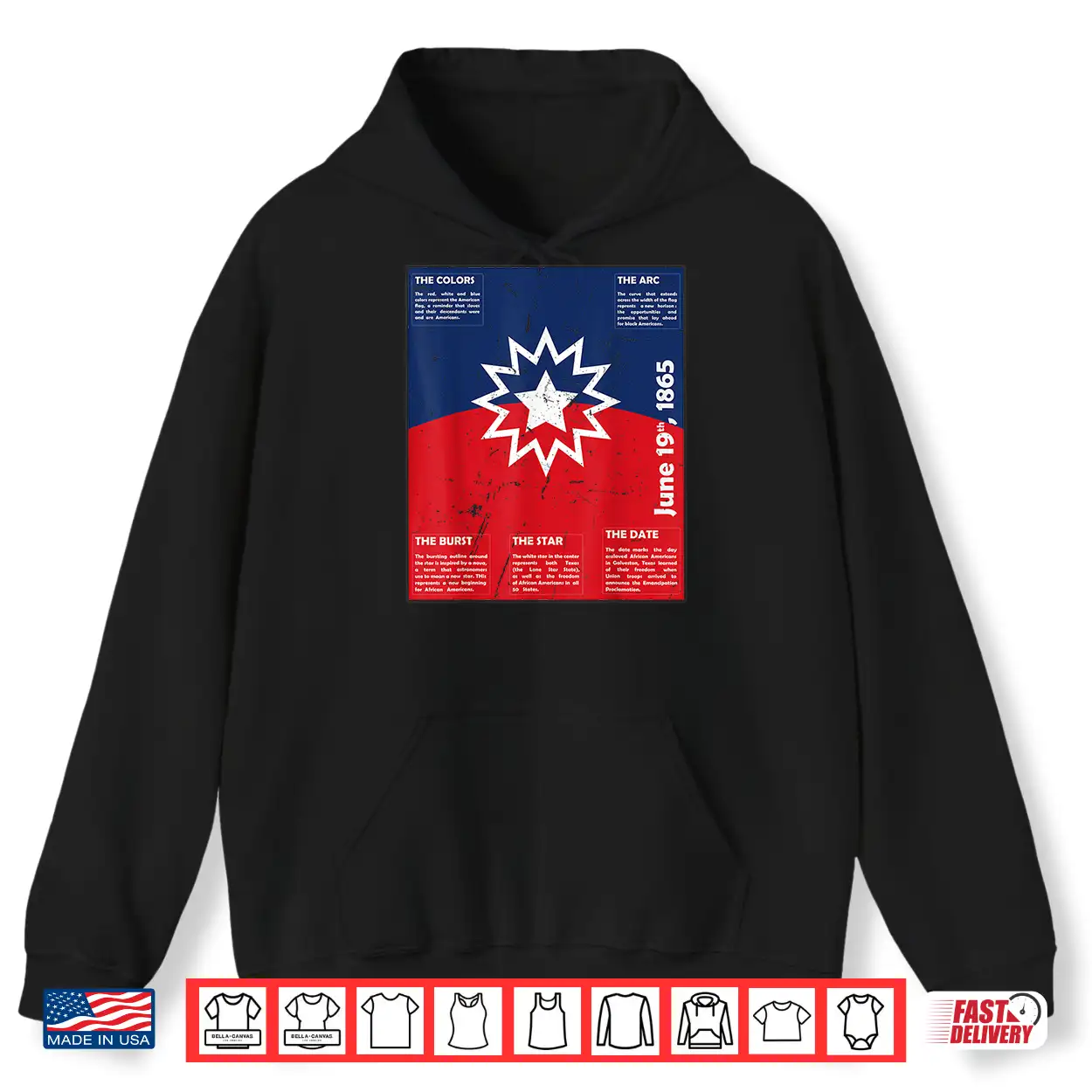 Juneteenth Distressed Red White Blue Symbolic Flag Meaning Shirt Juneteenth Distressed Red White Blue Symbolic Flag Meaning Shirt