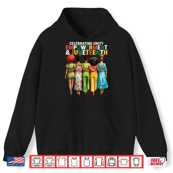 Hoodie Juneteenth Shirt For Women Juneteenth 1865 Women Shirt
