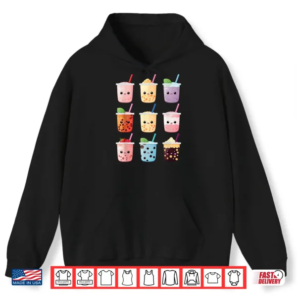 Hoodie Kawaii Bubble Tea Boba Tea Lover Shirt