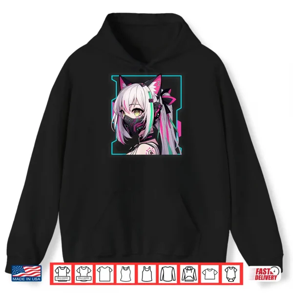 Hoodie Kawaii Japanese Manga Anime Aesthetics Cyberpunk Techwear Shirt