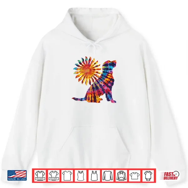 Hoodie Labrador Retriever Dog Tie Dye Art Print Shirt Women Men Shirt