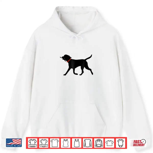 Hoodie Labrador Retriever Play Fetch Black Lab Shirt