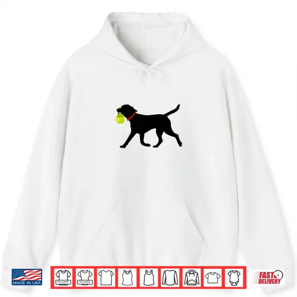 Hoodie Labrador Retriever Shirt Play Pickleball Lover Black Lab Shirt