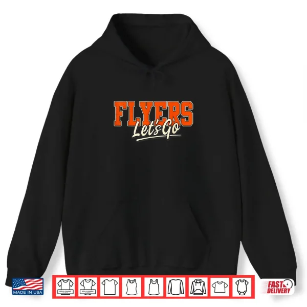 Hoodie Lets go Flyers Retro Vintage for Men Women Boys Youth Tee Shirt