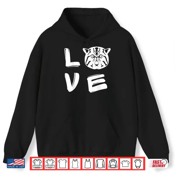 Hoodie Love Exotic Shorthair Cat Shirt