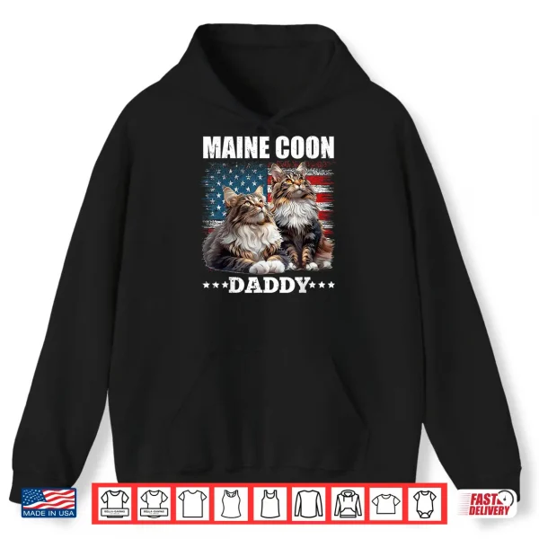 Hoodie MAINE COON DAD MAINE COON FATHER MAIN COON CAT DADDY Shirt