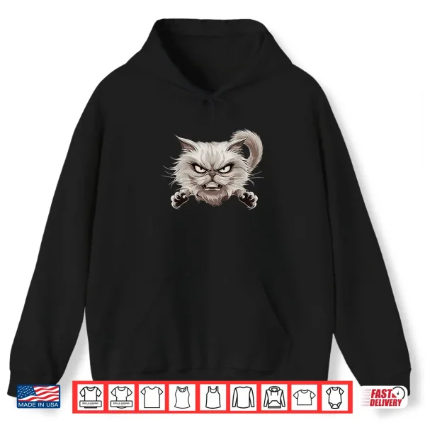 Hoodie Mad Persian Cat Persian Longhair Shirt for Men Women