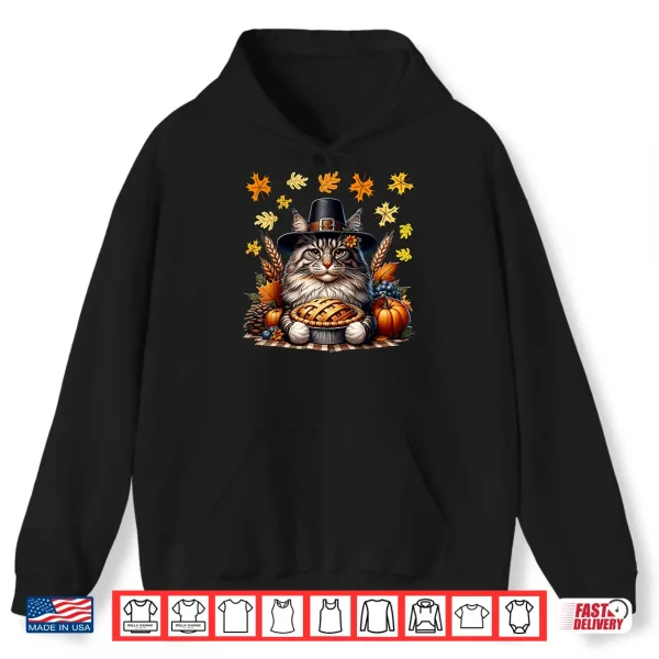 Hoodie Maine Coon Thanksgiving Maine Coon Cat Thanksgiving Shirt
