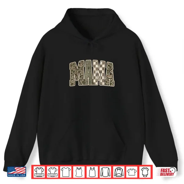 Hoodie Mama Mommy Happy Mothers Day Mom Life Retro Camouflage Shirt