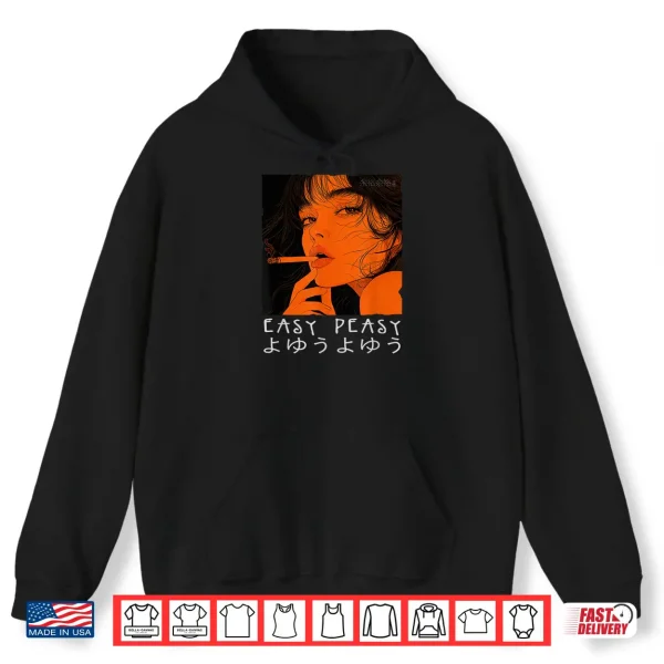 Hoodie Manga Hip Hop Retro Vintage Hipster Urban Streetwear Anime Shirt