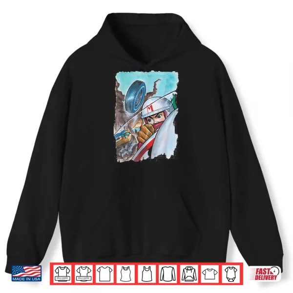 Hoodie Manga Speed Racer Crash Shirt