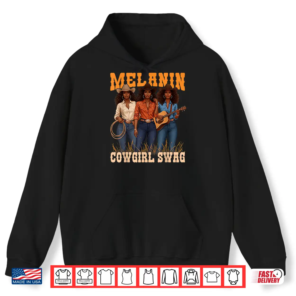 Melanin Cowgirl Swag Black History Africa Melanin Juneteenth Shirt Melanin Cowgirl Swag Black History Africa Melanin Juneteenth Shirt