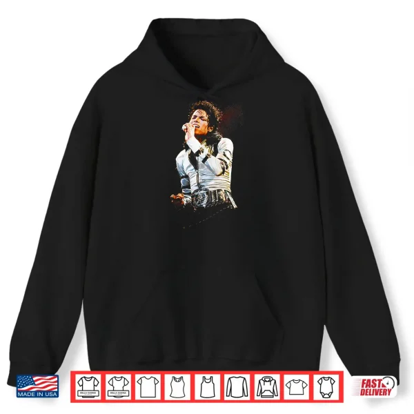 Hoodie Michael Jackson Bad World Tour Dirty Diana Live 1988 Shirt