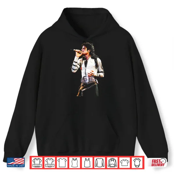 Hoodie Michael Jackson Bad World Tour Smooth Criminal Live 1988 Shirt