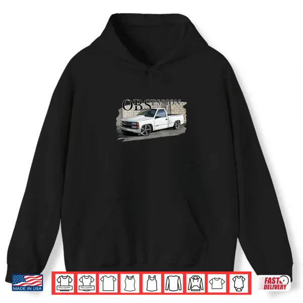 Hoodie OBS Truck 90s Single Cab Lowered 1500 Truck Car Enthusiast Shirt