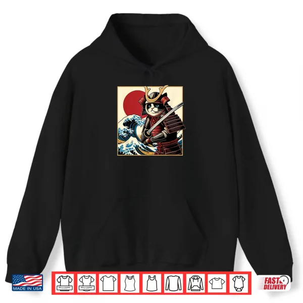 Hoodie Otaku Ragdoll Cat Samurai Shirt