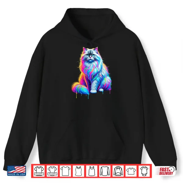 Hoodie Paint Art Ragdoll Cat Ragdolls Puppy Cats Shirt