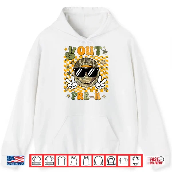 Hoodie Peace Out Pre K Camo Last Day Senior Graduation Shirt