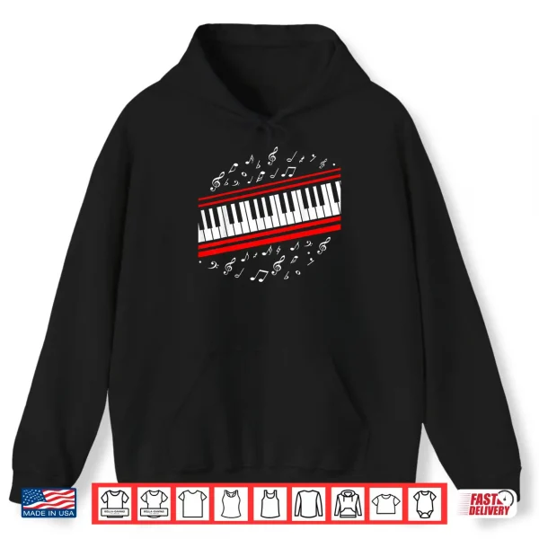 Hoodie Piano Beat it Music Shirt