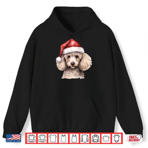 Hoodie Poodle Christmas Dog Shirt