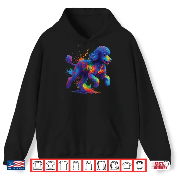 Hoodie Poodle Colorful Shirt