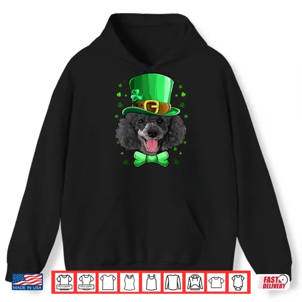 Hoodie Poodle Leprechaun Costume St Patricks Day Shirt