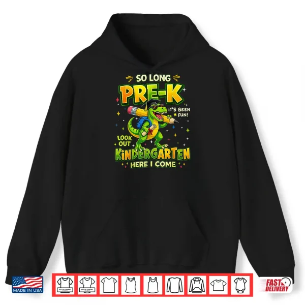 Hoodie Preschool Graduation Dinosaur Pre K Graduate Shirt