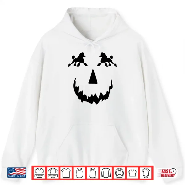 Hoodie Pumpkin Poodle halloween Shirt